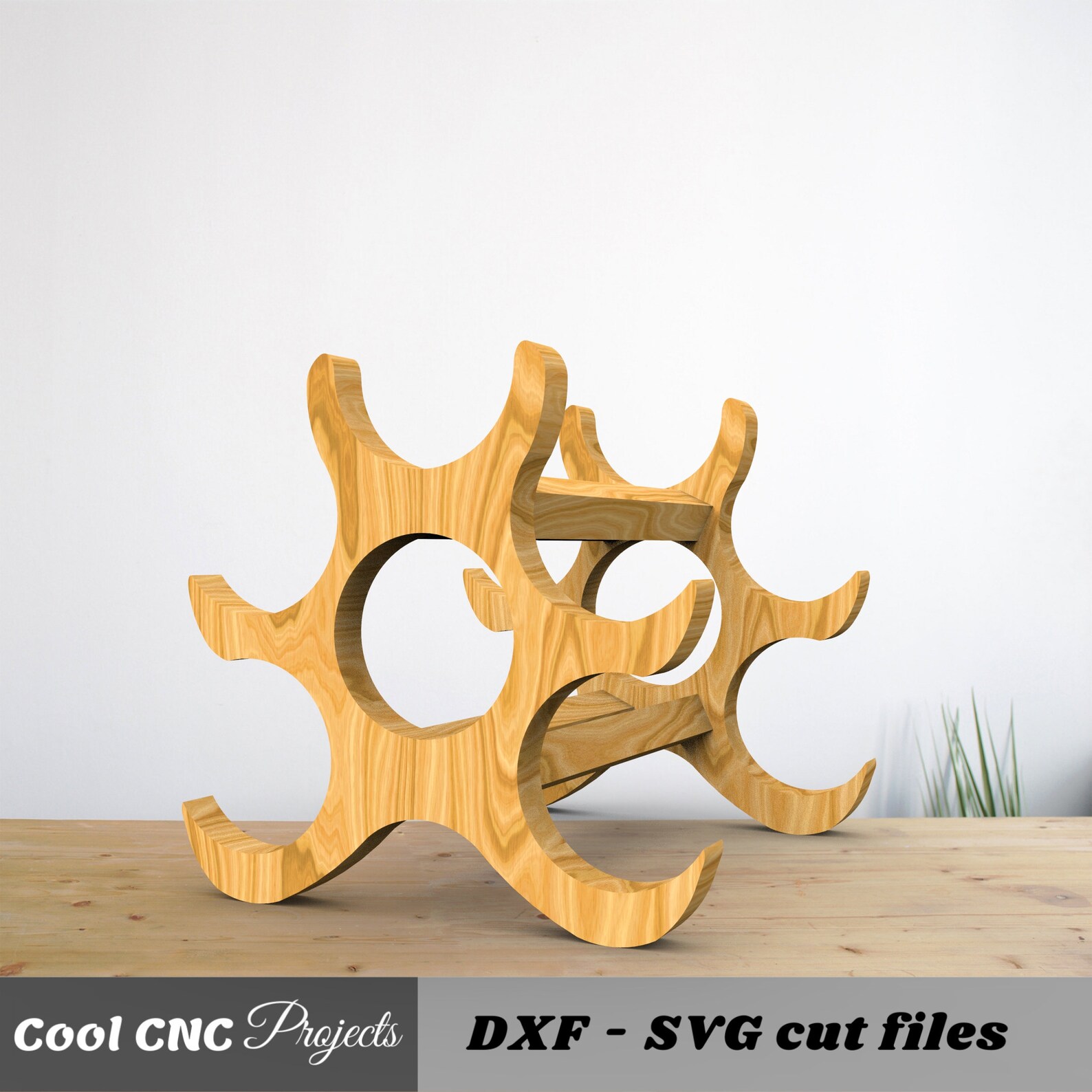 Cnc Router Wine Rack Wine Rack 2 CNC Files for Wood CNC File CNC Router File (dwg Cdr Dxf ...