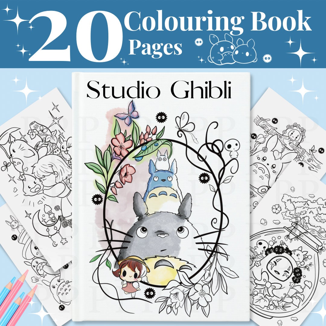 50 Coloriages Studio Ghibli: Livre de coloriages pour enfants sur le thème  du STUDIO GHIBLI (French Edition) : Français, Le Livre: : Books