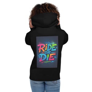 Ride or Die Dirtbike Hoodie – Unisex MX Racing Sweatshirt | Motocross Gift for Him or Her | Off-Road Biker Pullover