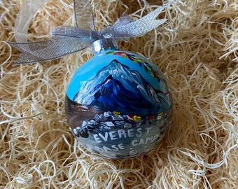 Everest Glass Ball Ornament