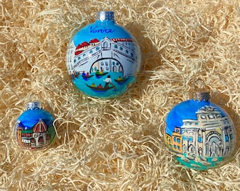 Italian Glass Ball Ornaments