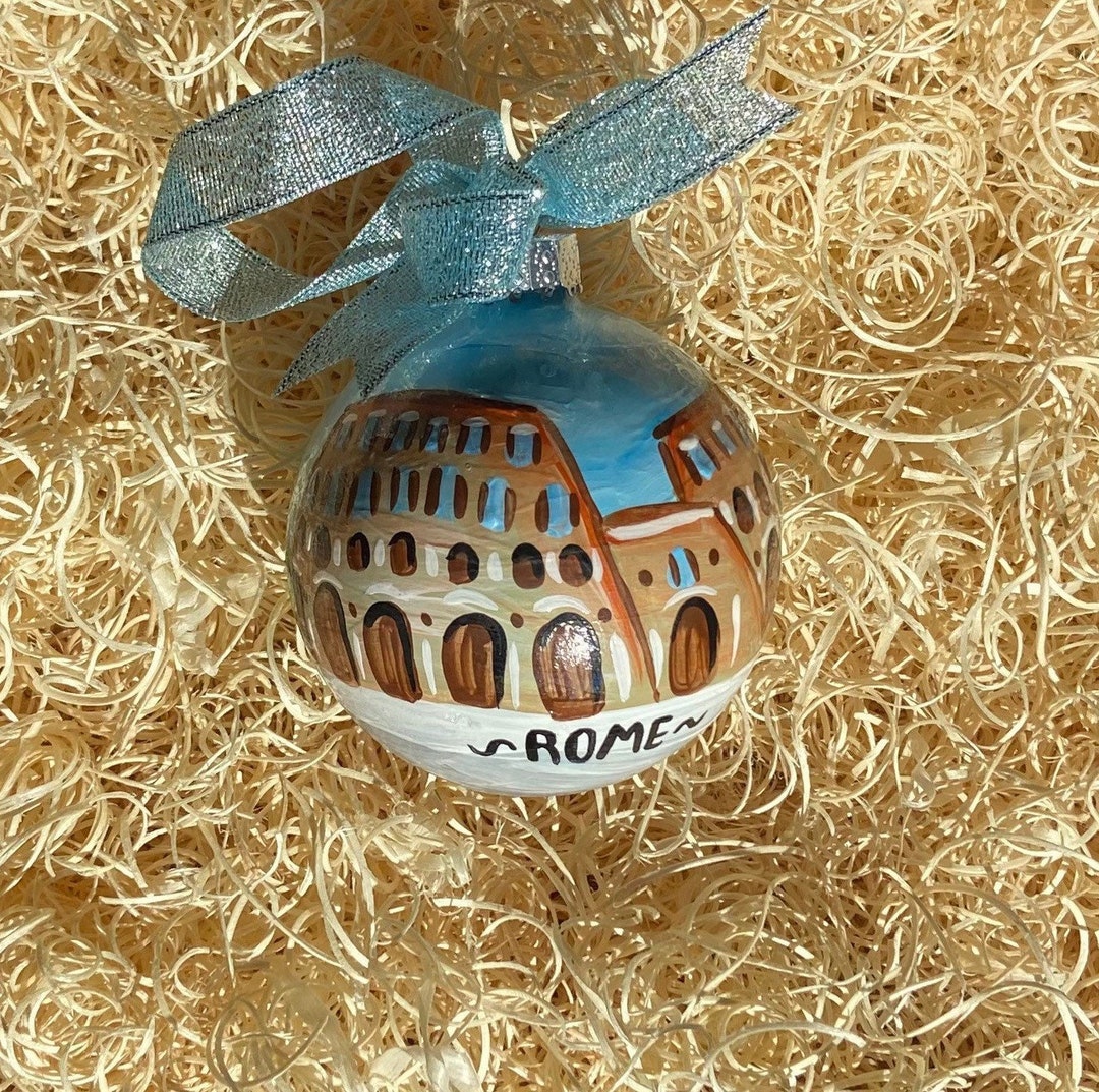 Roman Colosseum Ornament Etsy