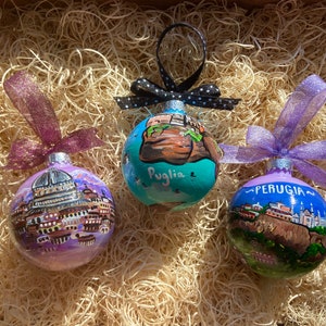 Italian Glass Ball Ornaments