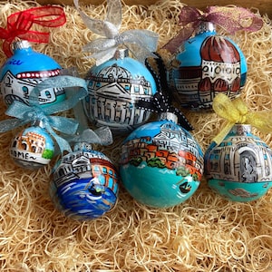 Italian Glass Ball Ornaments