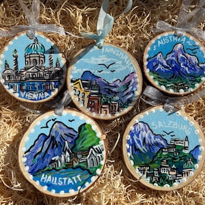 Austrian Woodslice Ornament