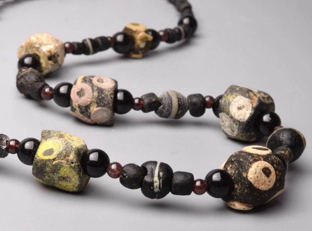 Antique/vintage Beads Necklace --- Made of Ancient Islamic Antique/vintage Beads Necklace --- Made of Ancient Islamic