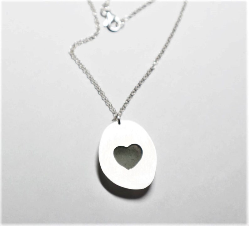 Seafoam necklace Seaglass pendant Gift for her 925 Sterling Silver pendant Beach Stone necklace Seaglass necklace Women Jewelry