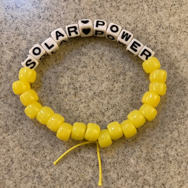 Lorde Solar Power Friendship Bracelet