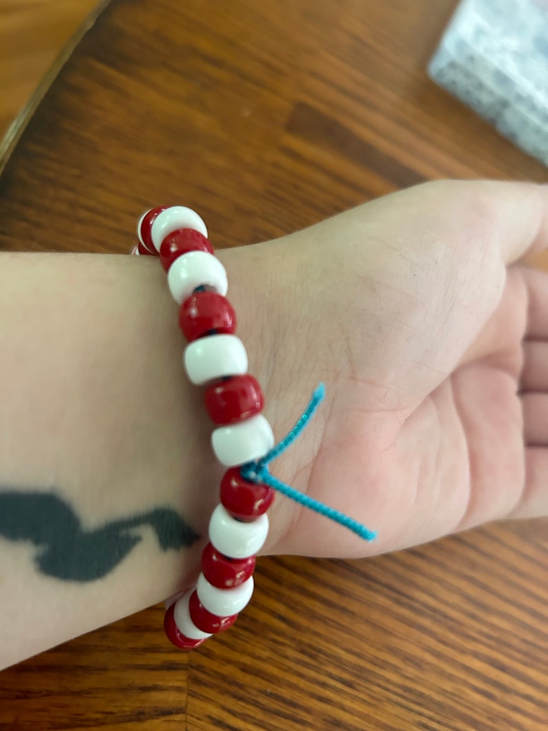 Philadelphia Phillies Beaded Friendship Bracelet Etsy