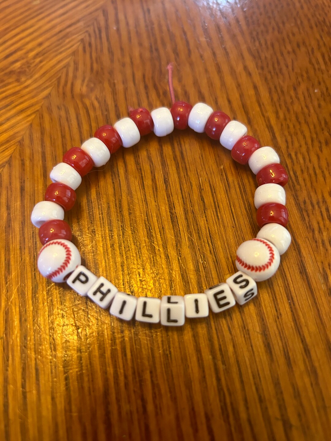 Philadelphia Phillies Beaded Friendship Bracelet Etsy