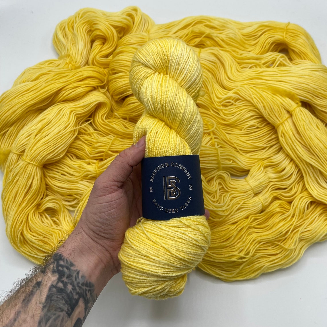 Hand Dyed Yarn Dust Etsy