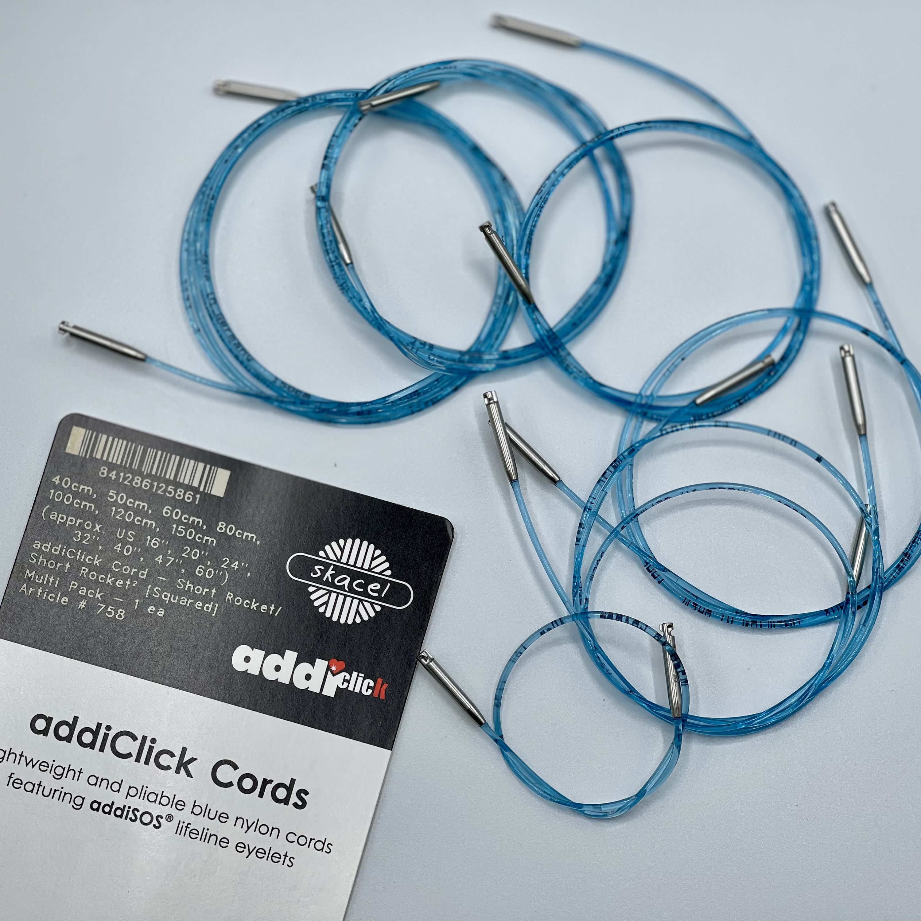 Addi Click Cords - Standard Tip Set Cords (FOR 5 Tip Sets)