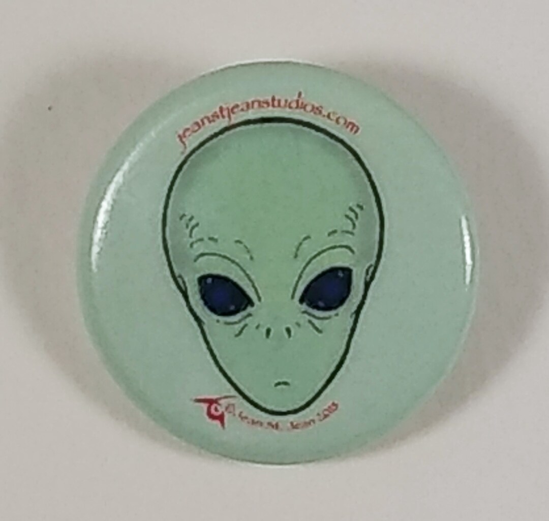 Alien Pinback Button - Etsy