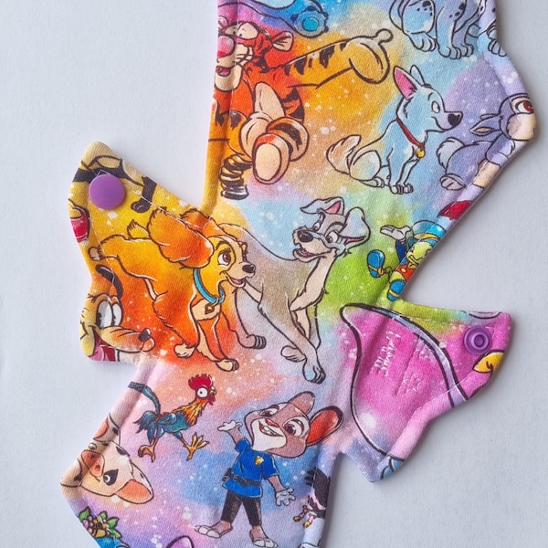 Made to order | Six Sizes + Four Absorbencies + Two Snap Widths | Reusable Washable Cloth Sanitary Pad | Novelty Shaped Pad