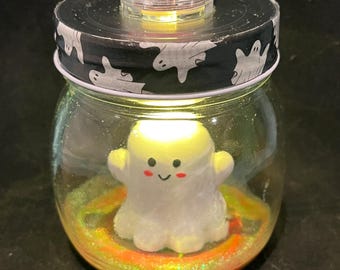 Mason Jar Nachtlicht „Geist“