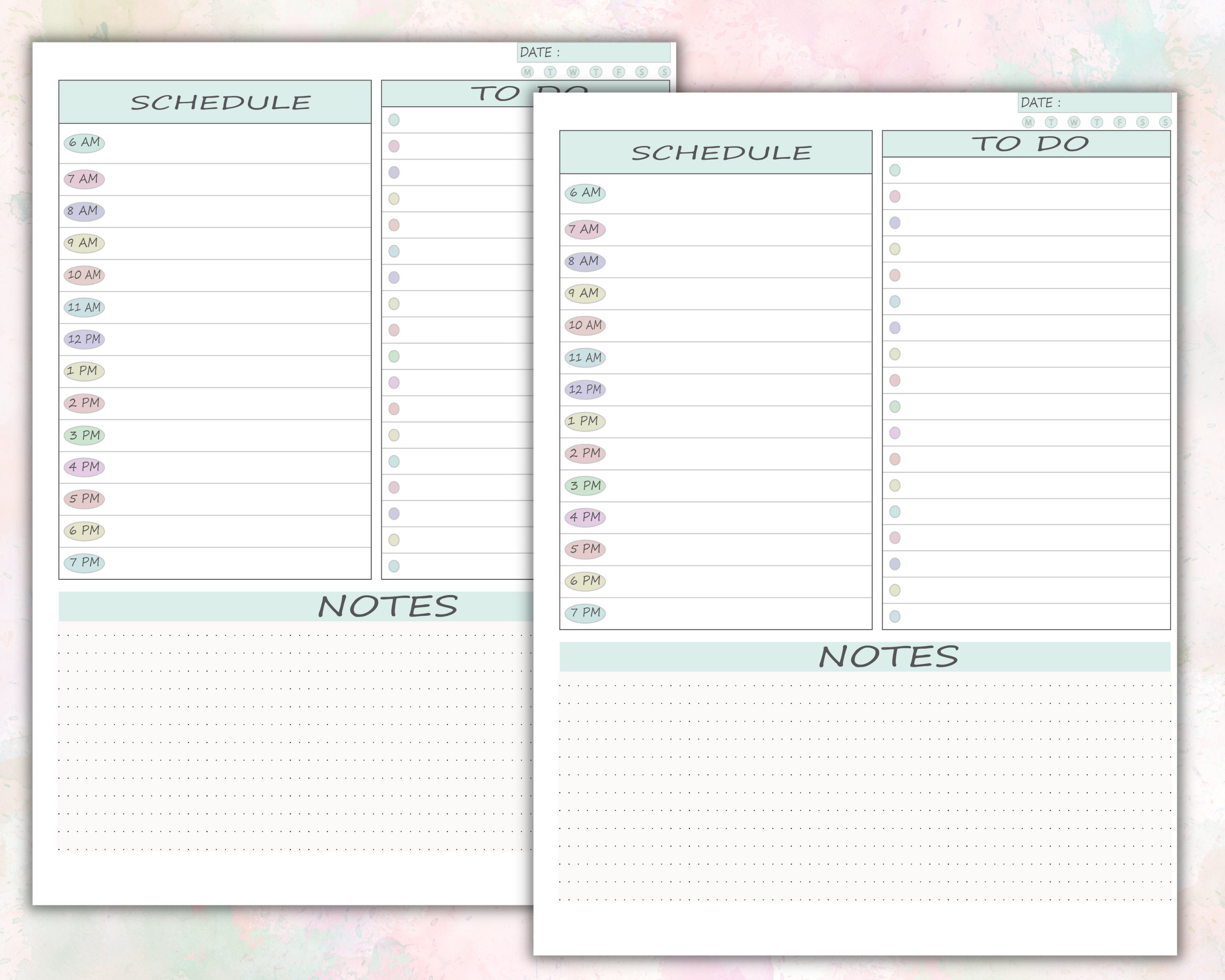 Printable to Do List Template, Daily to Do List Pdf Checklist, Daily ...