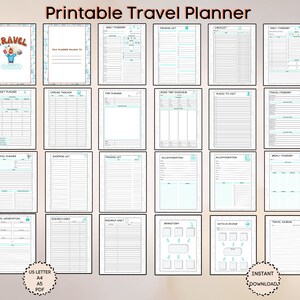 Cauliflower Journals Travel Journal: A5 Hardback Planner & Diary With Themed Pages Including Checklists Itineraries Pages For Planning Recording Holiday Adventures - View #3