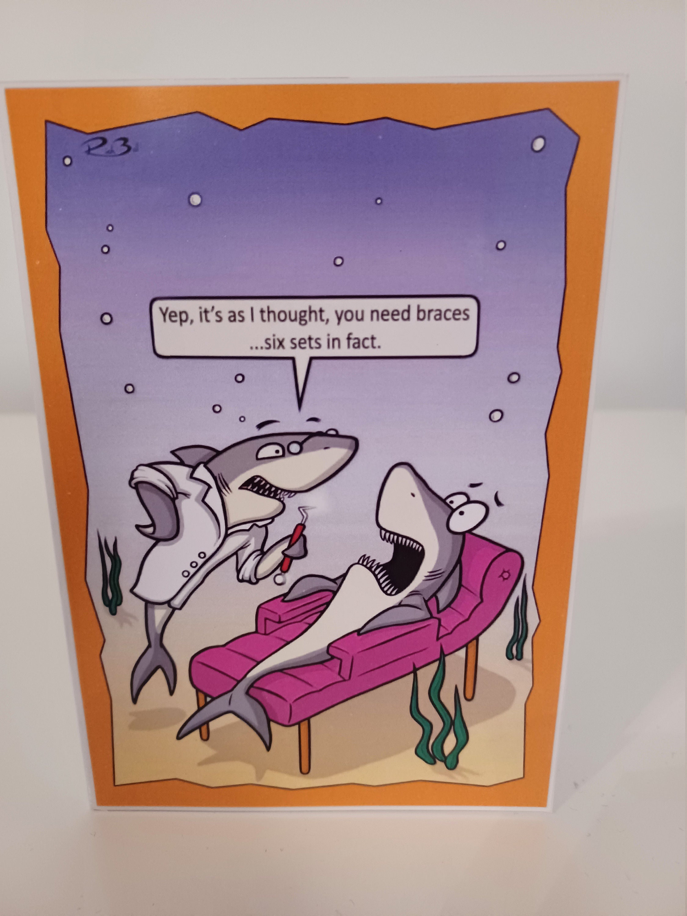 Shark Dentist Card / Funny Cards / Birthday Card / Animal - Etsy Canada Shark Dentist Card / Funny Cards / Birthday Card / Animal - Etsy Canada