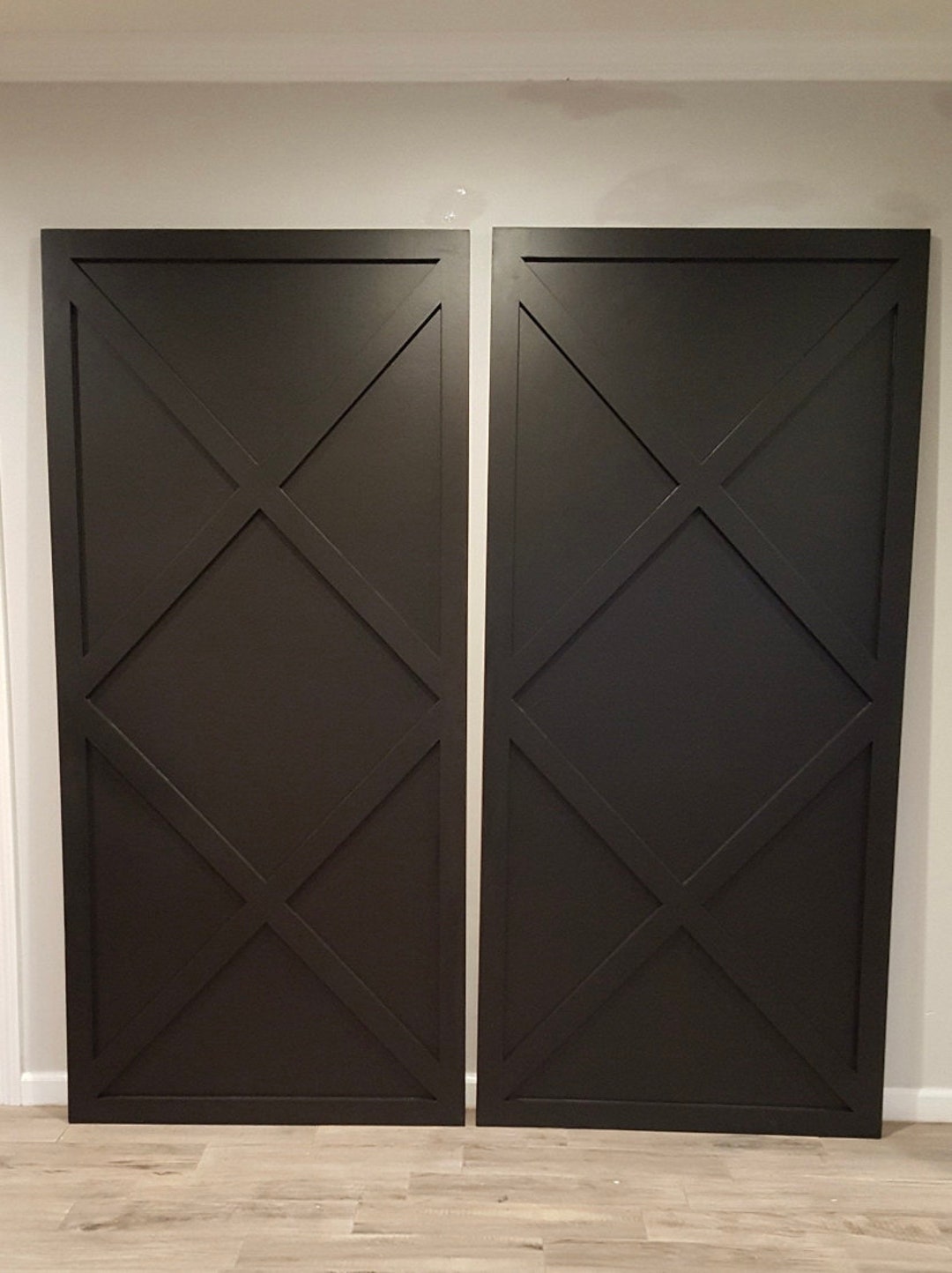 CUSTOM MADE Double X Barn Doors Etsy