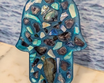 Hamsa Resin Art - Double sided