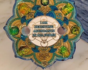 Mandala Affirmational Resin Art