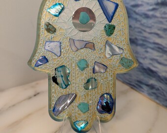 Hamsa Resin Art