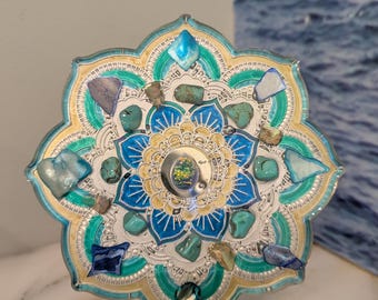 Mandala Crystal Resin Art