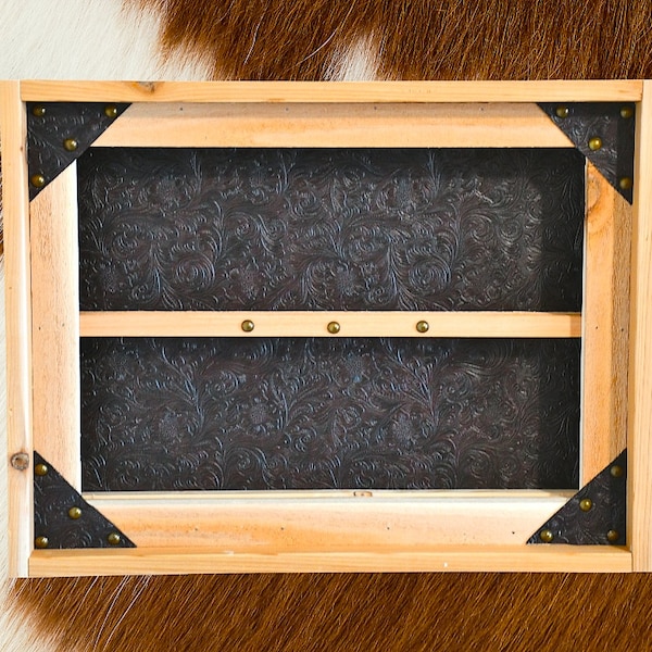 Western Belt Buckle Display Case Etsy