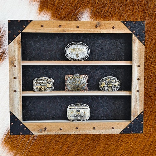 Belt Buckle Display Case Etsy