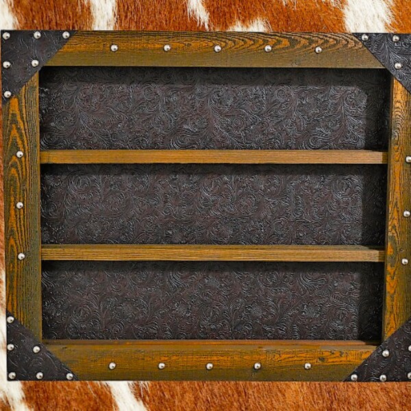 Western Belt Buckle Display Case Etsy