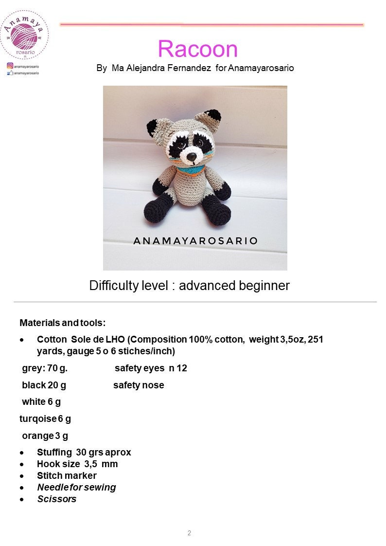 RACOON PATTERN