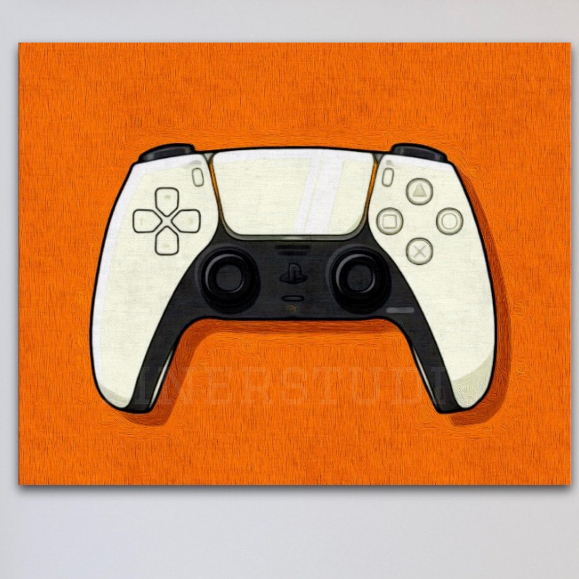 Ps5 paint and sip pre drawn canvas playstation 5 diy etsy