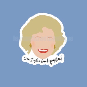 The Golden Girls Rose Sticker