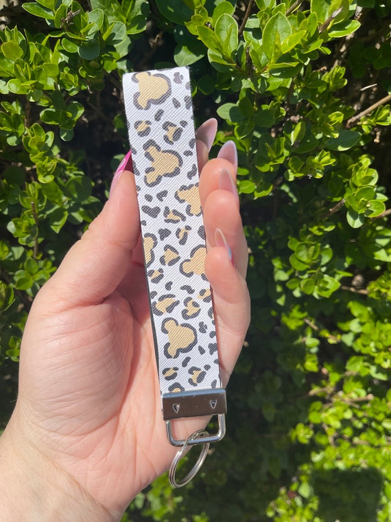 Wristlet Keychain & Wallet - Leopard