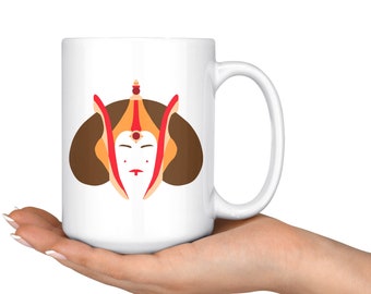 Minimalist Queen Amidala Mug