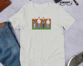 King of the Hill Fence Unisex t-shirt