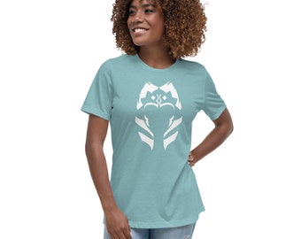 Minimalist Ahsoka Tano Clone Wars Short Sleeve Women's Cut T-shirt