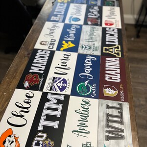 Personalized College Sign - Etsy