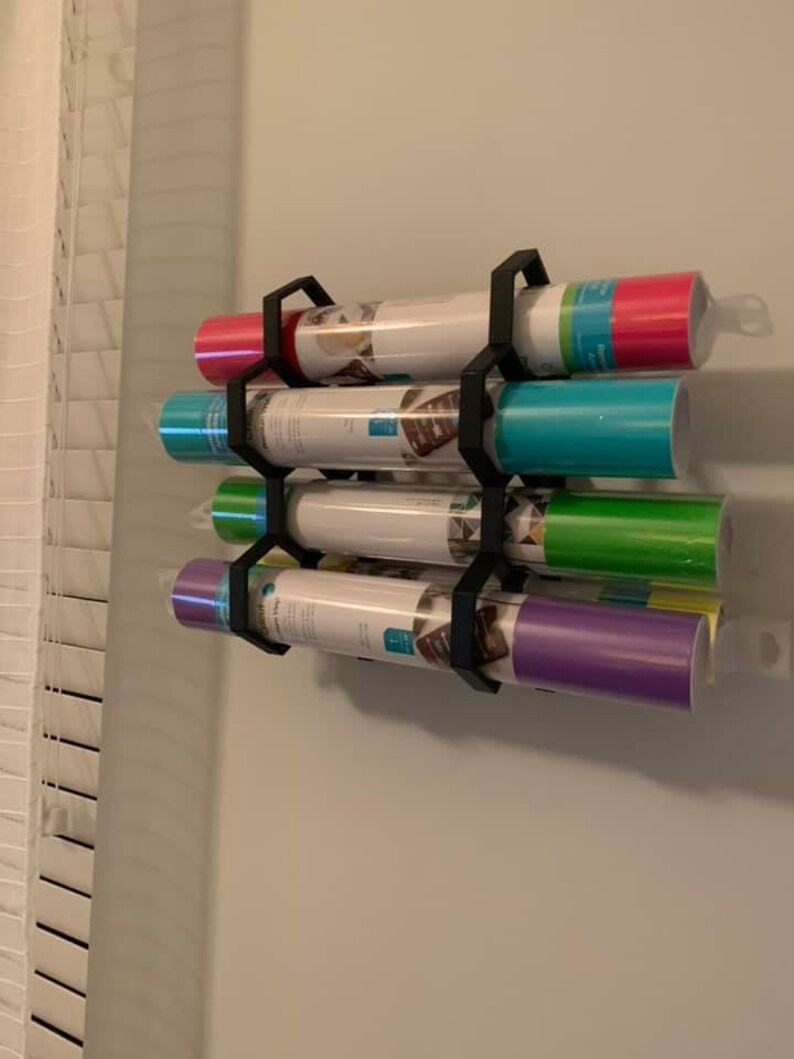 Vinyl Roll Holder Cricut Organizer Craft Room Organization Etsy