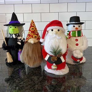 Mason Jar Figures for the Holidays