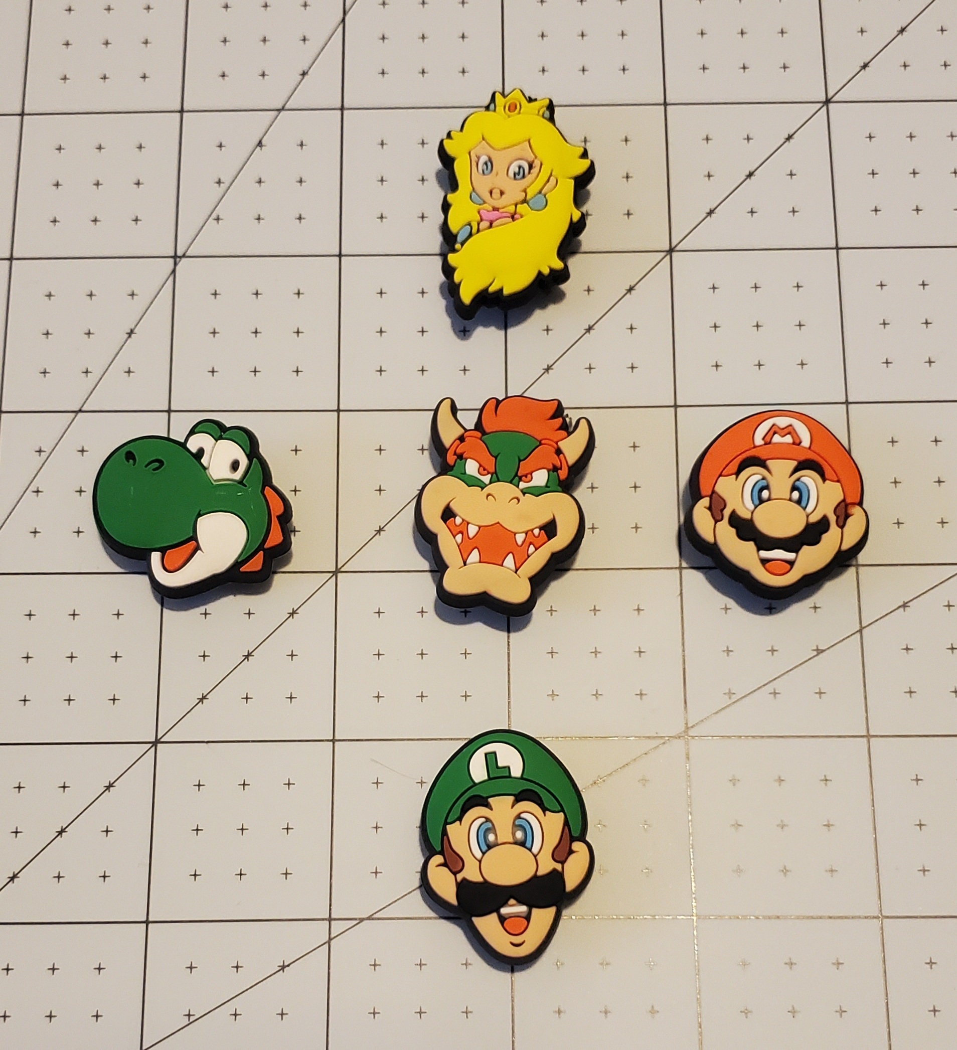 mario croc charms