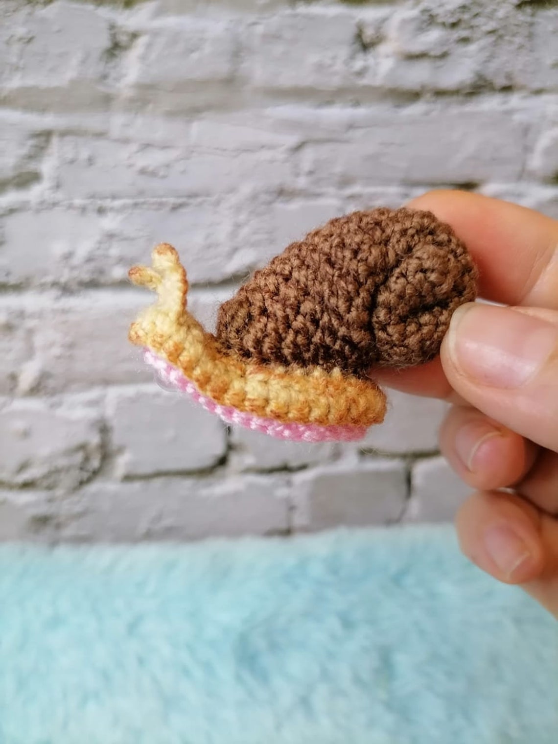 Amigurumi Snail Crochet Vagina Crochet Vulva Funny T Gag Etsy