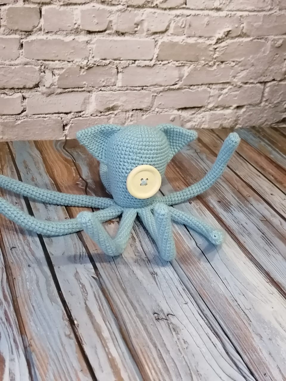 Crochet toy octopus Coraline.One-eyed octopus.knitted | Etsy