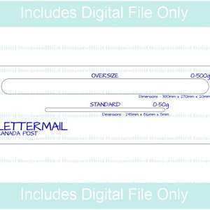 Kanada Post | Briefpostfach | Vorlage | Slot of Doom | DIGITALER DOWNLOAD | Laser Datei | SVG | Glühschmiede