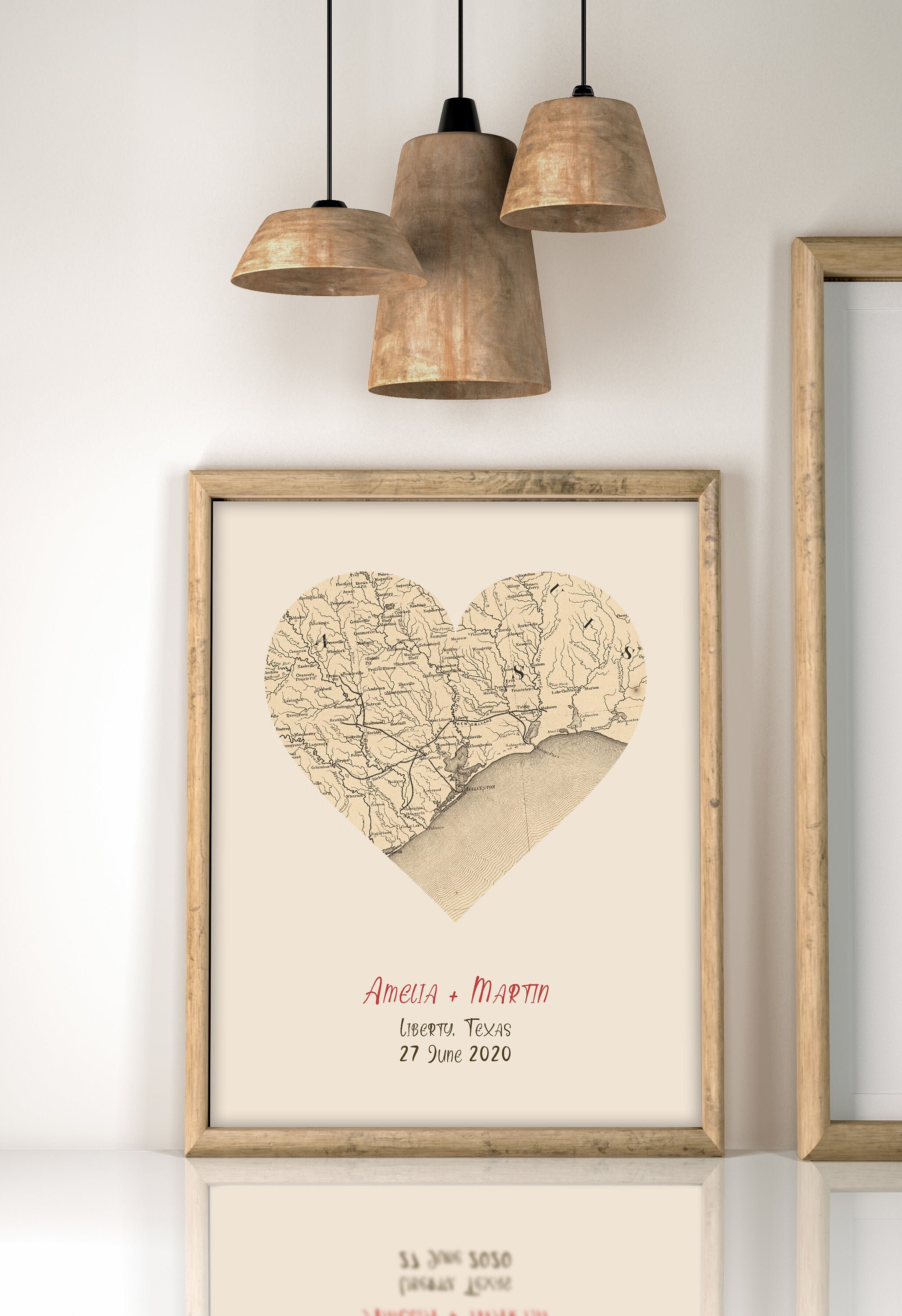 Vintage style wedding gift Gift for couple Unique wedding | Etsy