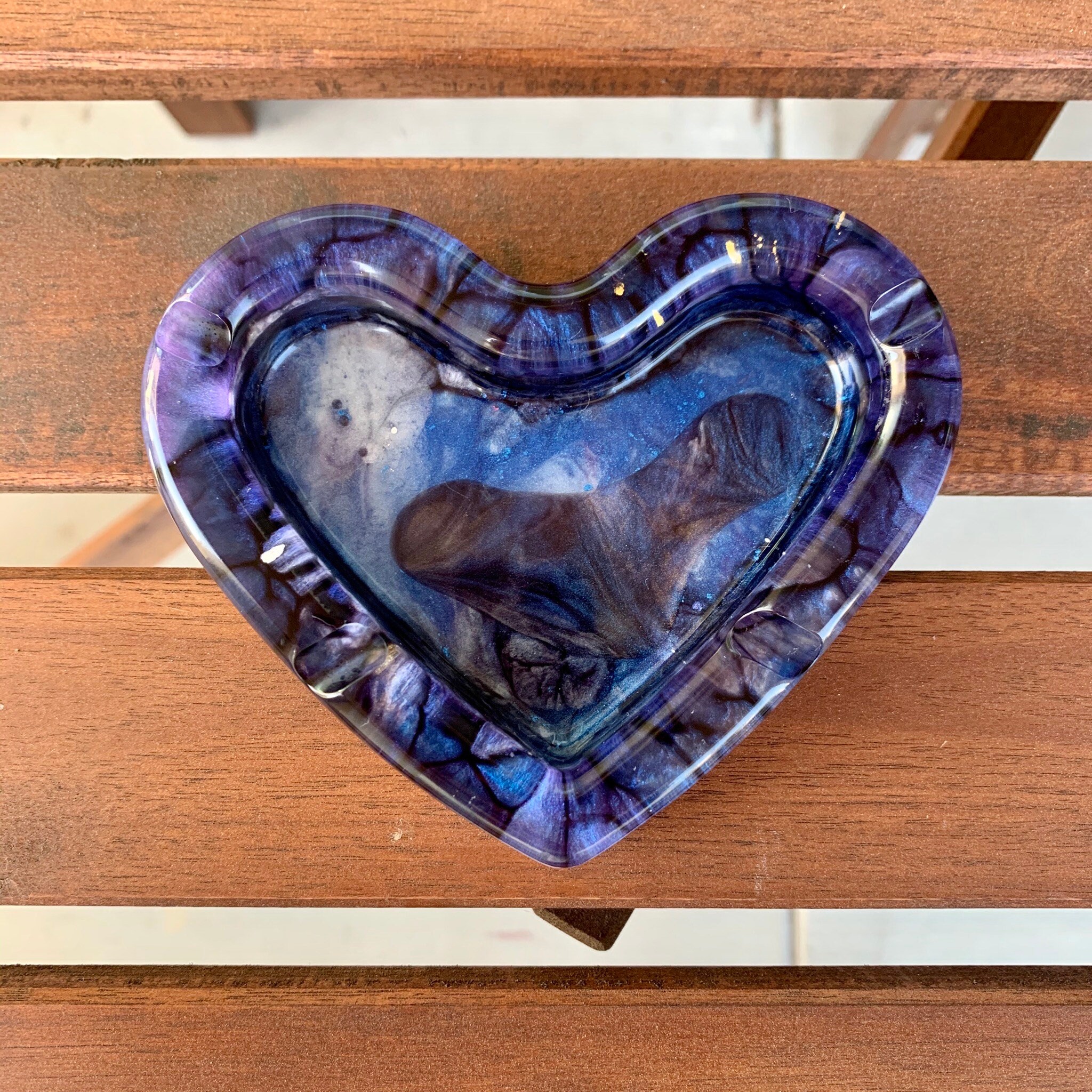 Heart Shaped Galaxy Ashtray - Etsy UK
