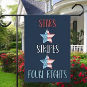 Stars Stripes Reproductive Rights Yard Flag July 4th Patriotic Farmhouse Porch Decor Americana Independence Day Lawn Sign Summer Garden Gift