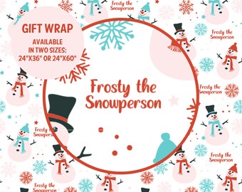 Non Binary Trans Snowperson Christmas Politically Correct Liberal Leftist Funny Cute Wrapping Paper Holiday Activist Gift Wrap Secret Santa