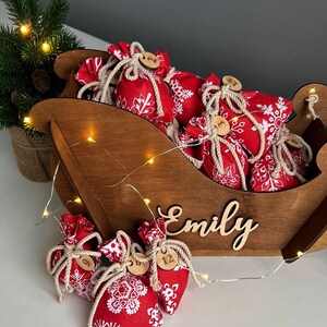 Personalized Wooden Advent Calendar Christmas Calendar Advent Calendar ...