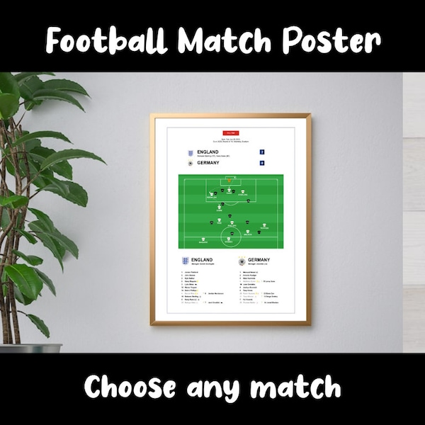 Football Match Print | Request any match